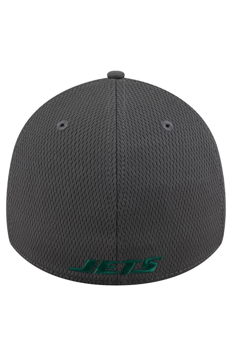 New Era Men's New Era Graphite New York Jets  Main 39THIRTY Flex Hat, Alternate, color, 