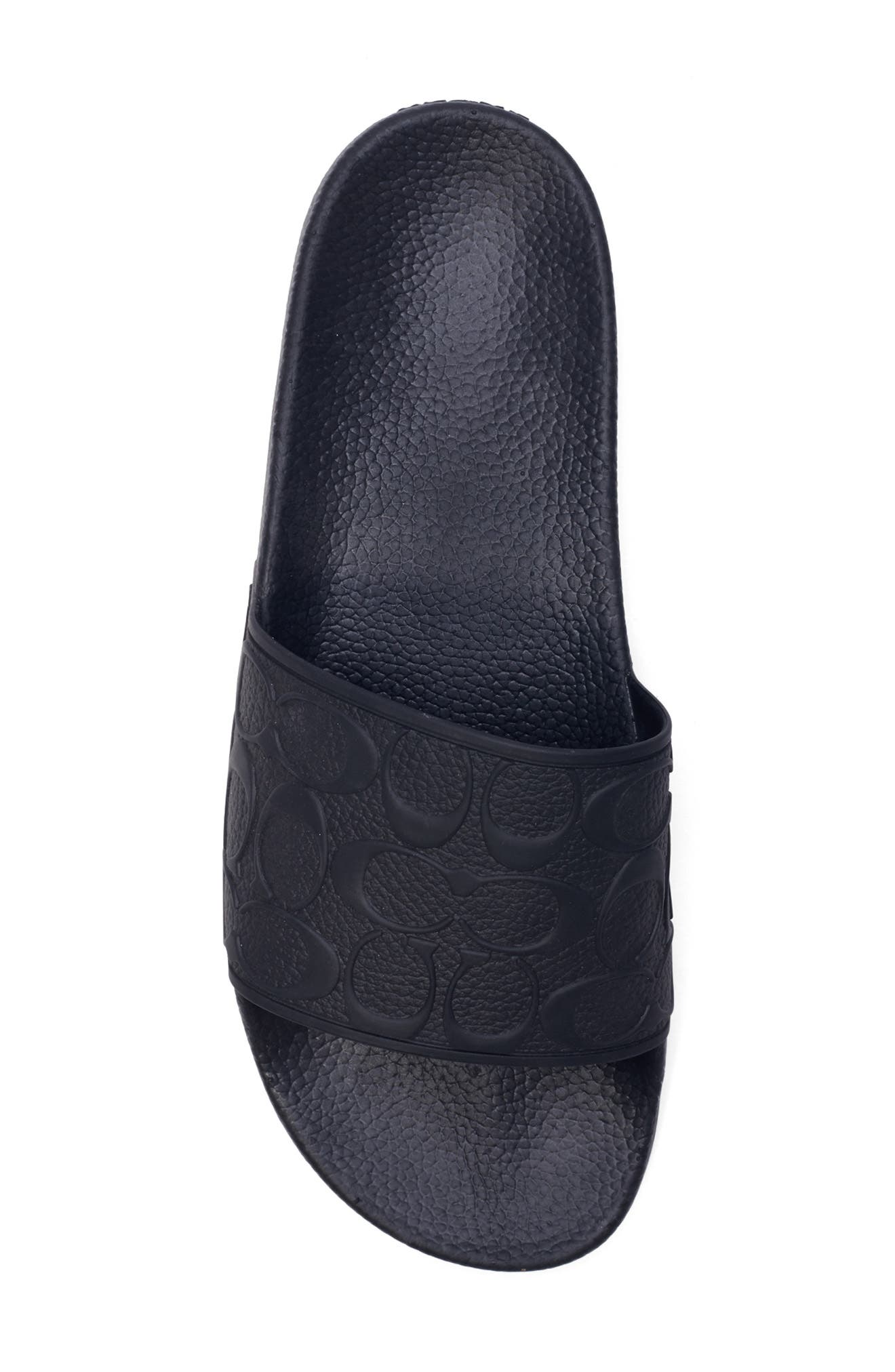 COACH Signature Slide Sandal, Alternate, color, 