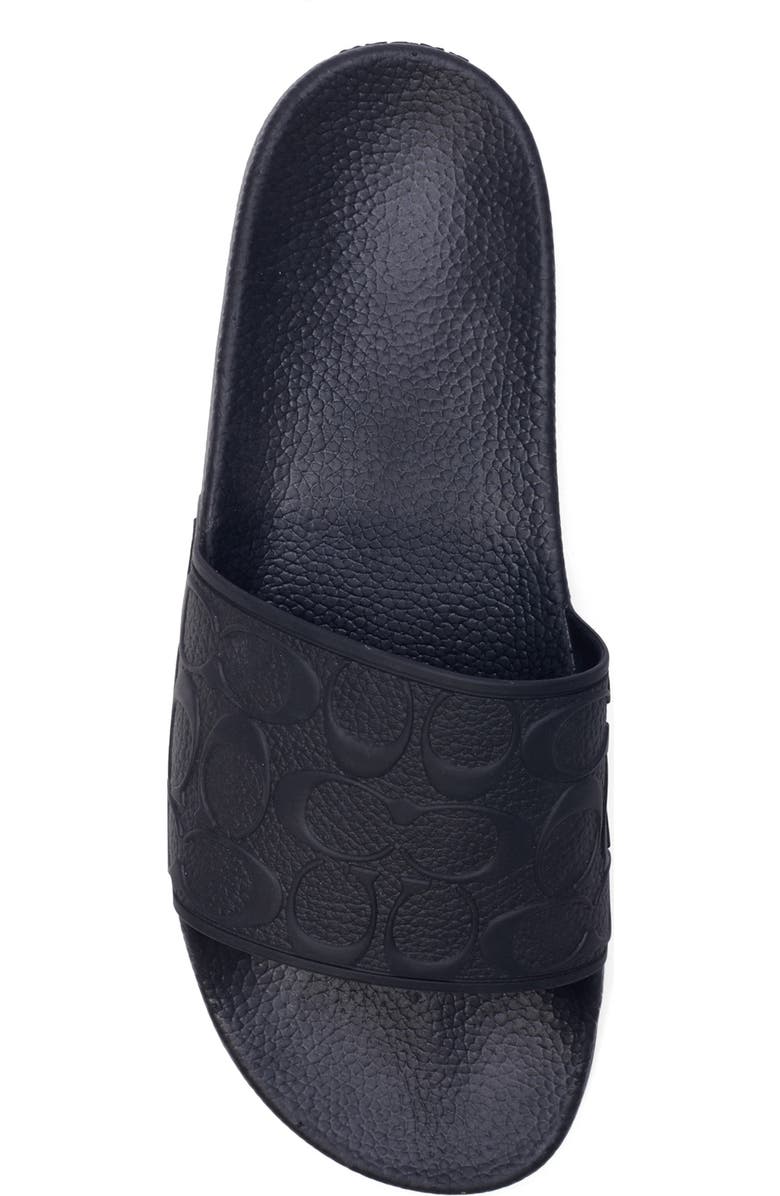 COACH Signature Slide Sandal, Alternate, color,