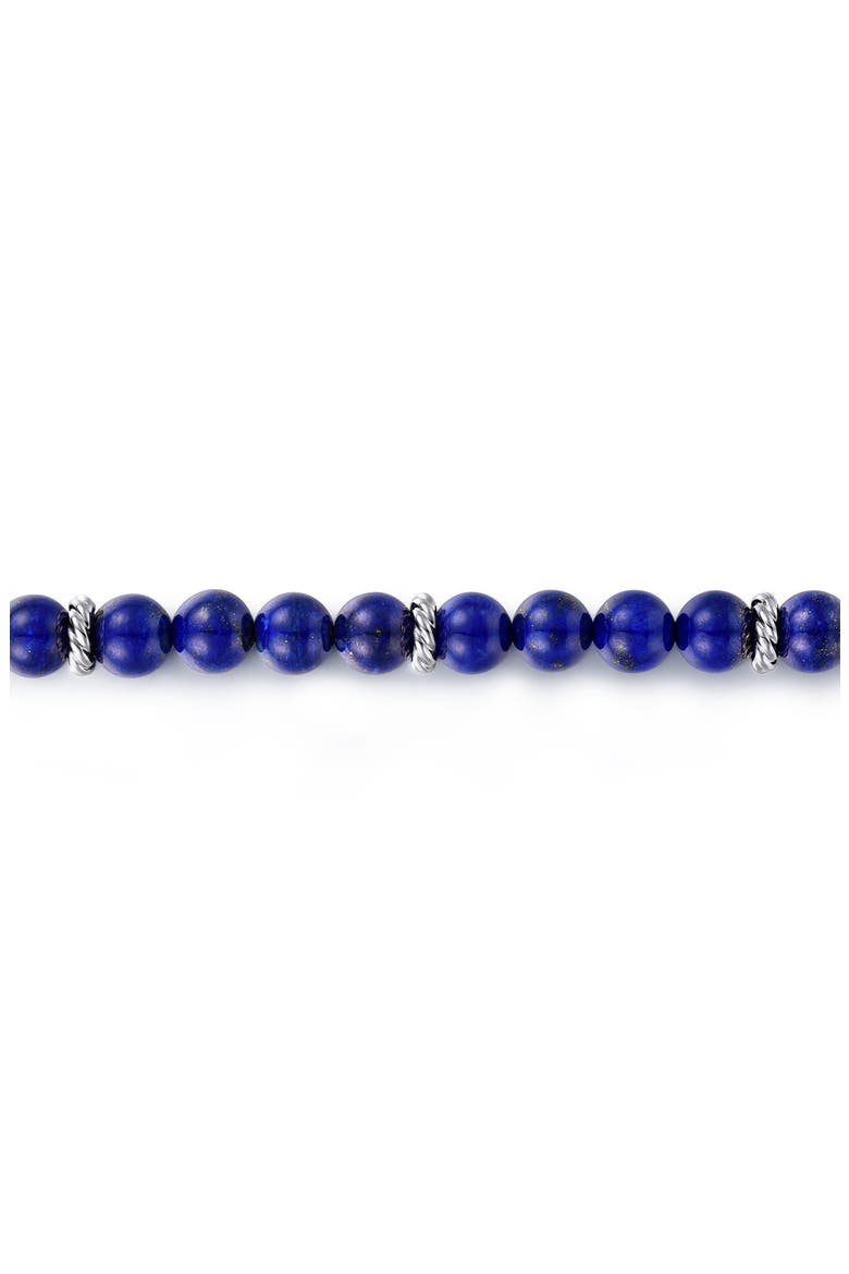 Bujukan Lapis Lazuli Bead Bracelet, Alternate, color, STERLING SILVER/ LAPIS