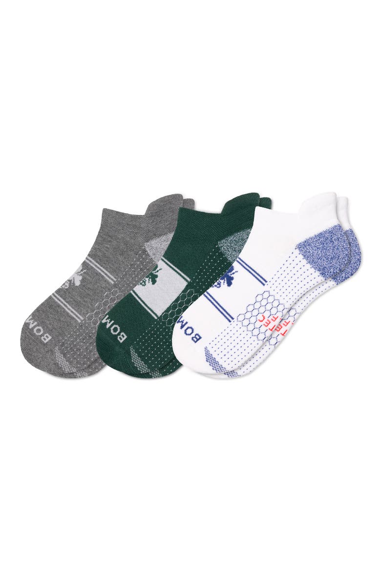 Golf 3-Pack Ankle Socks, Main, color, MOUNTAIN BLUE MIX