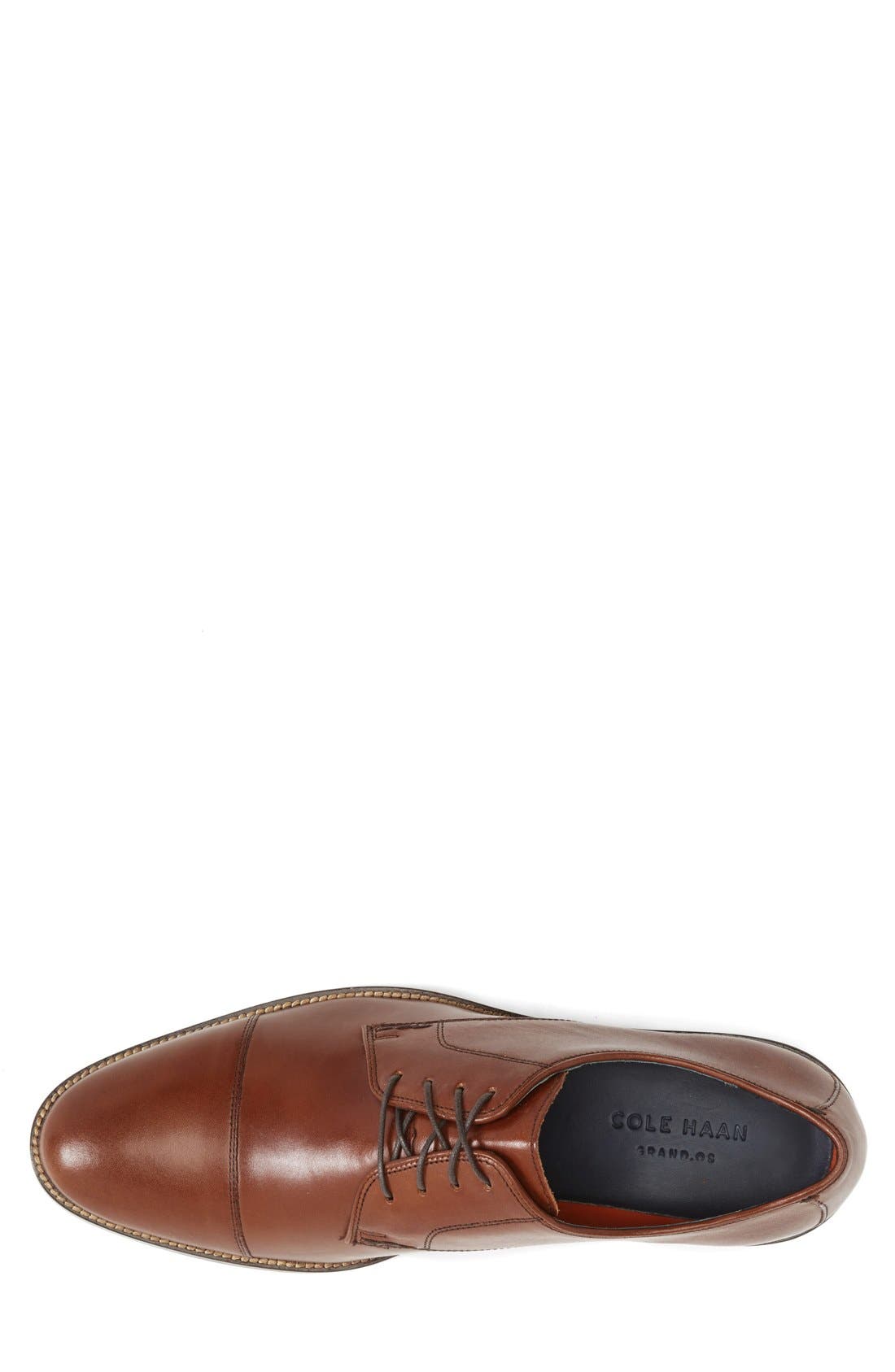 'Lenox Hill' Cap Toe Derby, Alternate, color, BRITISH TAN