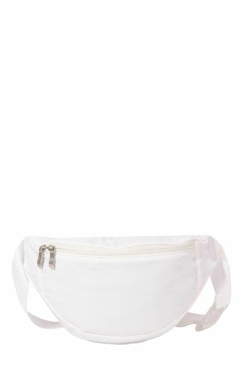 BAGGALLINI Swift Belt Bag Sling in B-Lite Bright White at Nordstrom