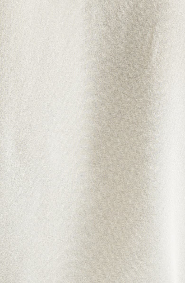 Chloé Ruffle Collar Silk Georgette Top, Alternate, color, 