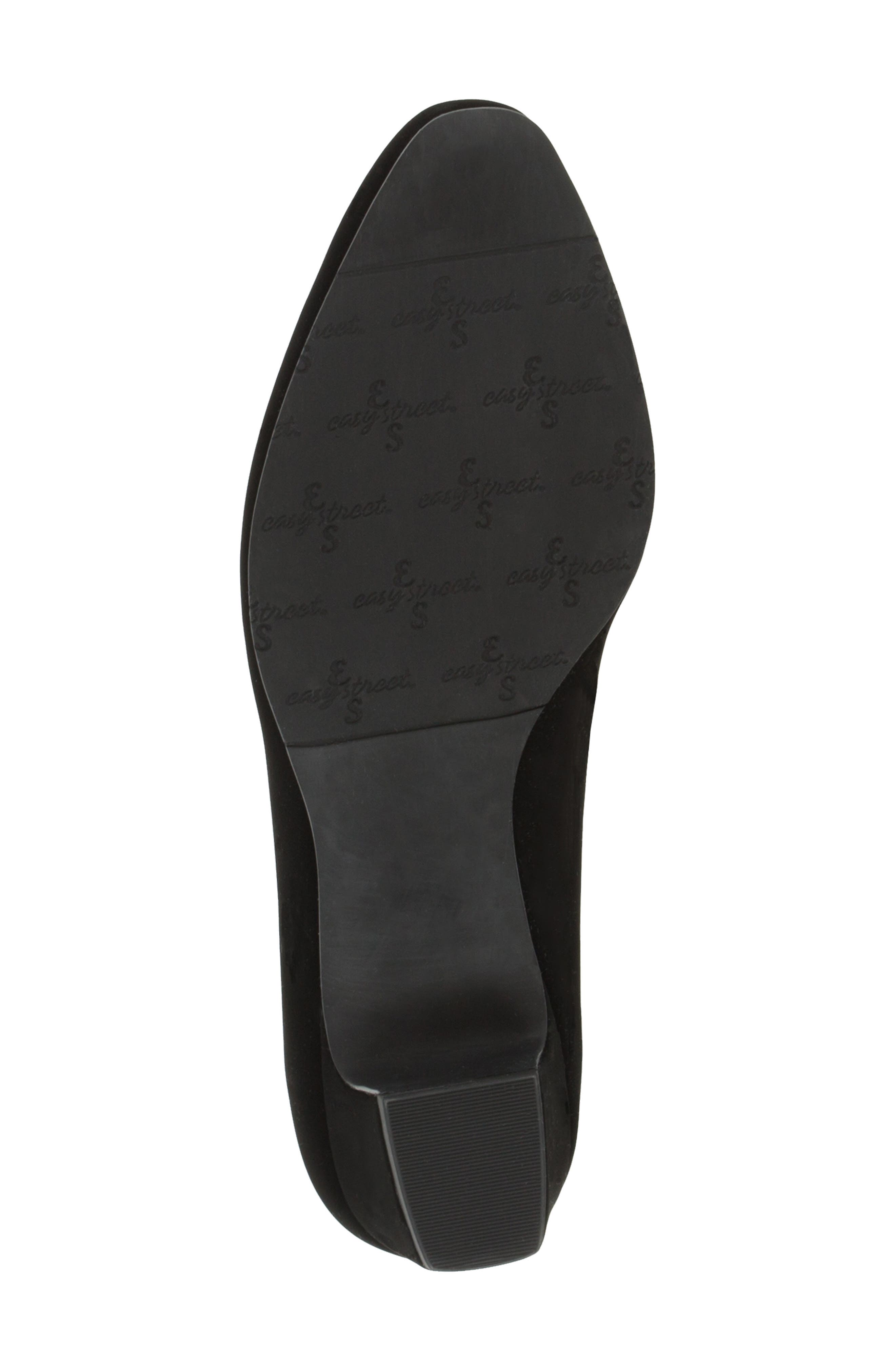 EASY STREET Prim Block Heel Pump, Alternate, color, Black Lamy