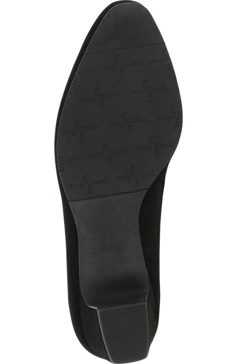 EASY STREET Prim Block Heel Pump, Alternate, color, Black Lamy