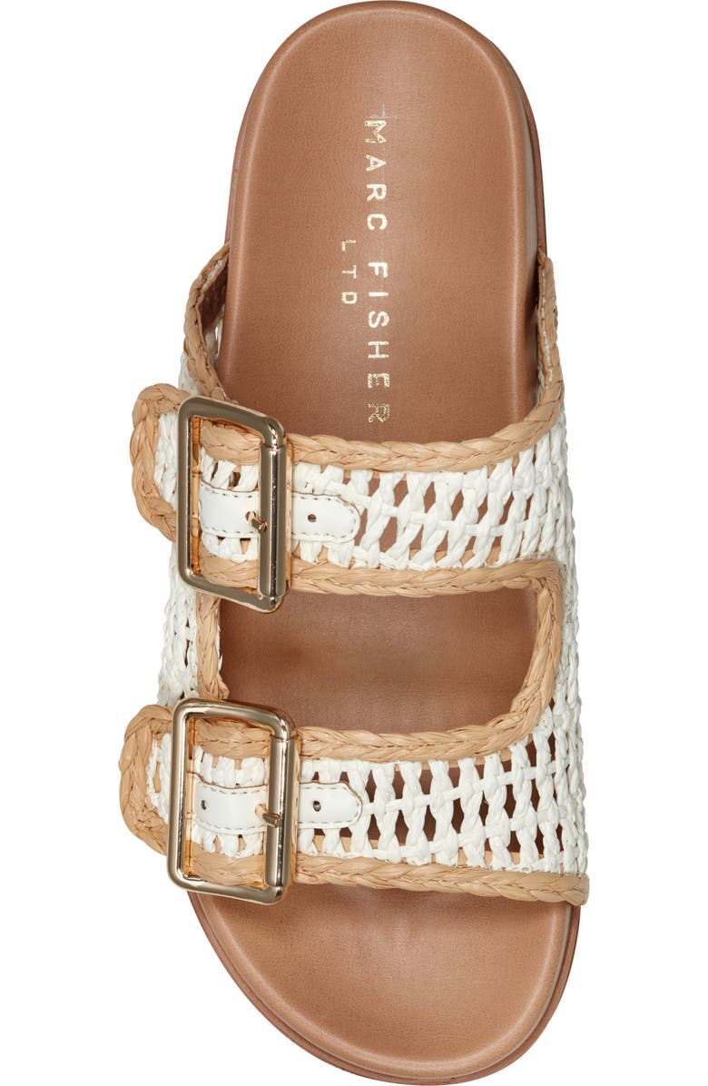 Marc Fisher LTD Mylan Two-Strap Sandal, Alternate, color, Ivory