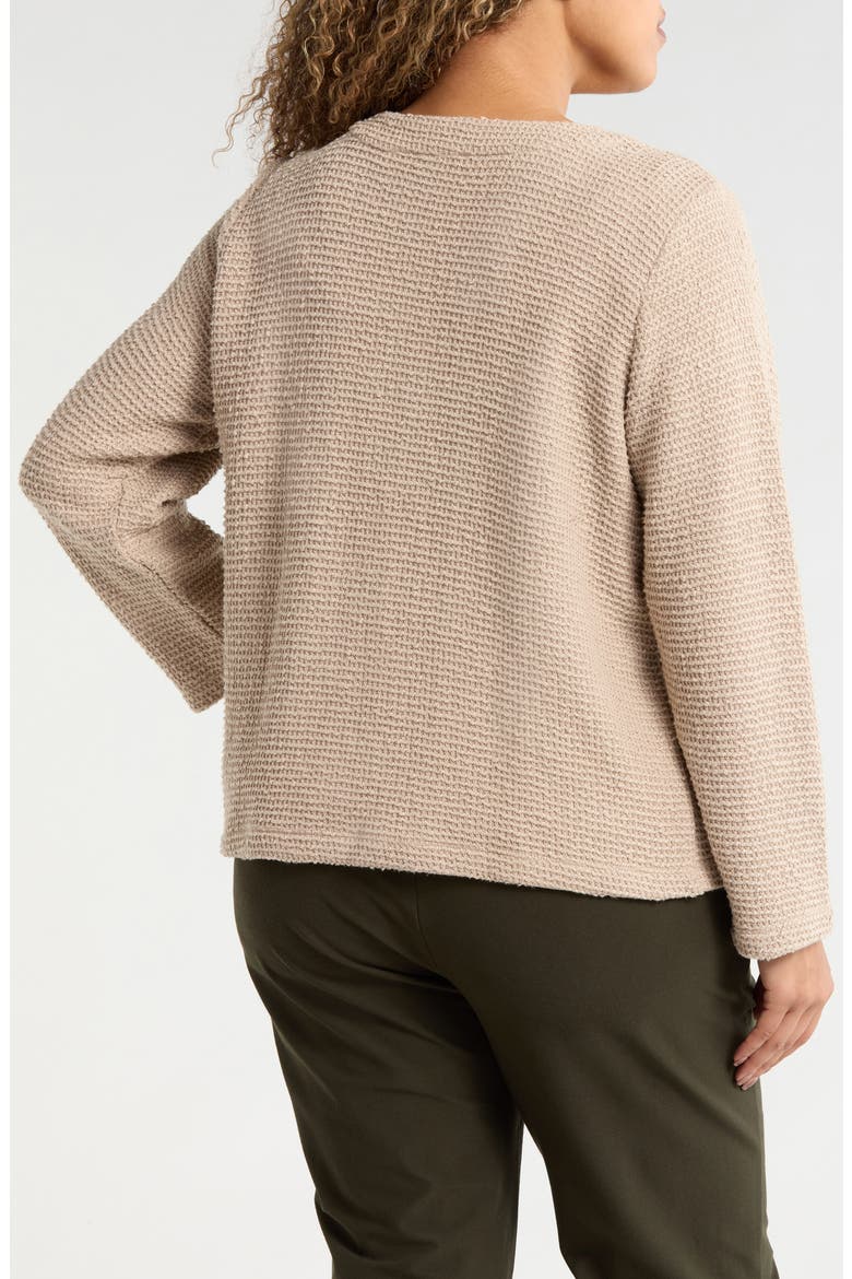 Round Neck Organic Cotton Jacket, Alternate, color, WHEAT