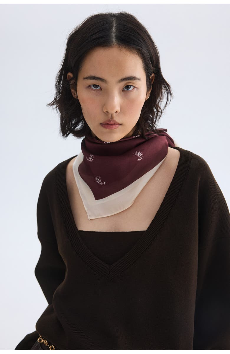 H&M V-neck Jumper, Alternate, color, Dark Brown