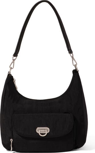 Coastal Flip Lock Half Moon Bag