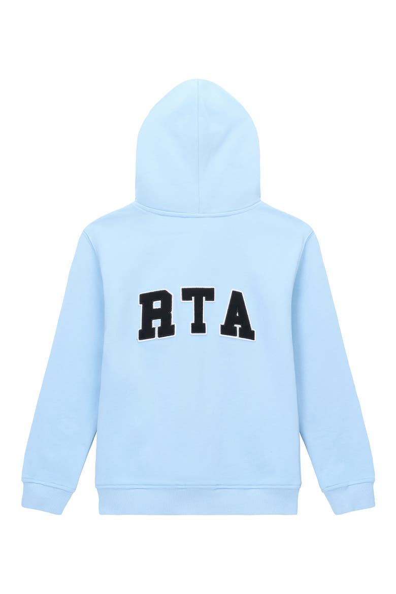 Kids' Eden Collegiate Logo French Terry Hoodie, Alternate, color, BLUE COLLEGIATE
