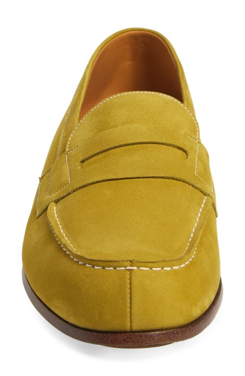 Jm Weston Le Moc Penny Loafer In Green