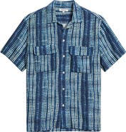 Madewell Short Sleeve Lyocell & Linen Button-Up Shirt