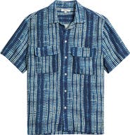 Madewell Short Sleeve Lyocell & Linen Button-Up Shirt