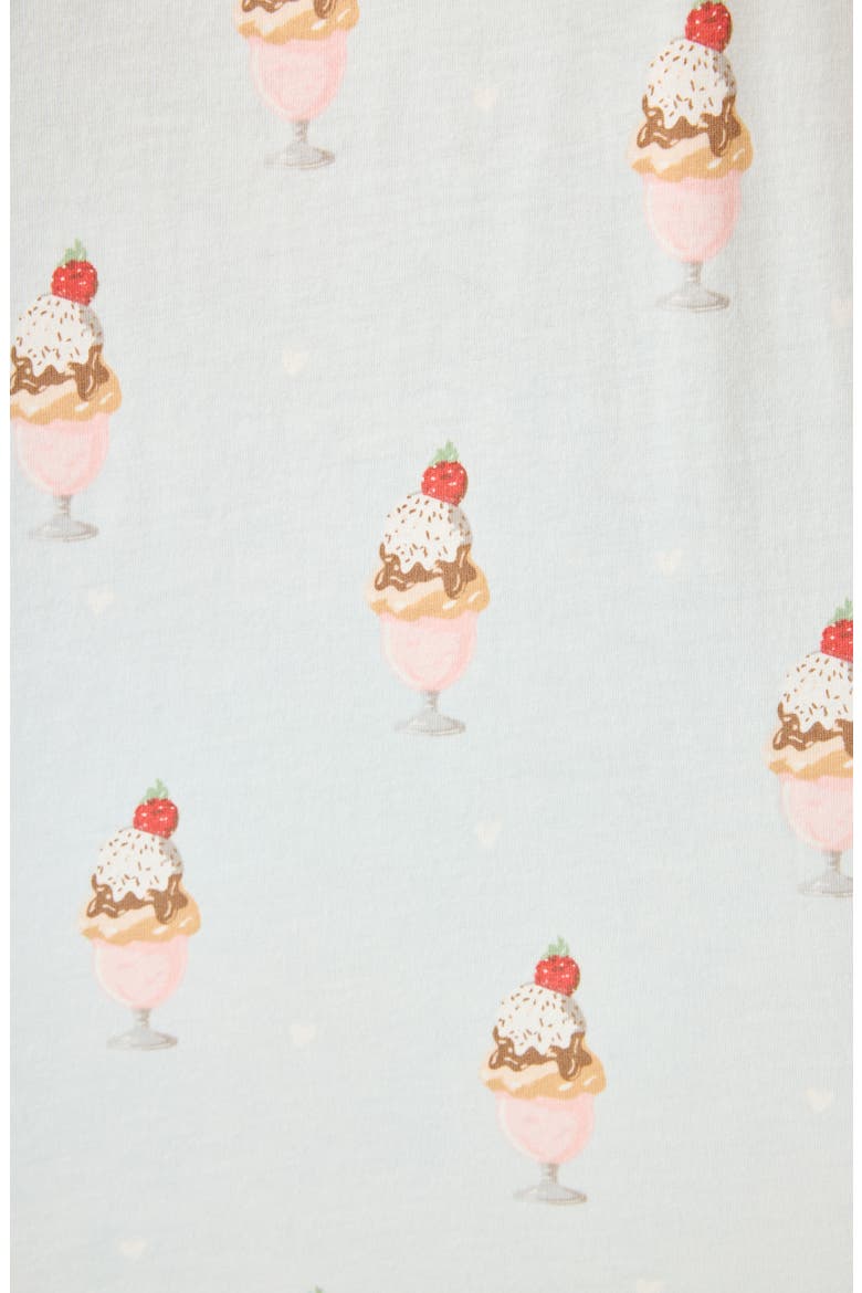 Sundae Best Short Pajamas, Alternate, color, BLUE MIST