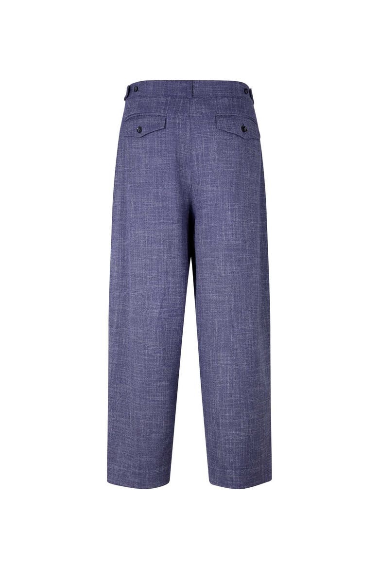 MaPhiladelphia Cropped Loose Fit Pants, Alternate, color, Navy Blazer