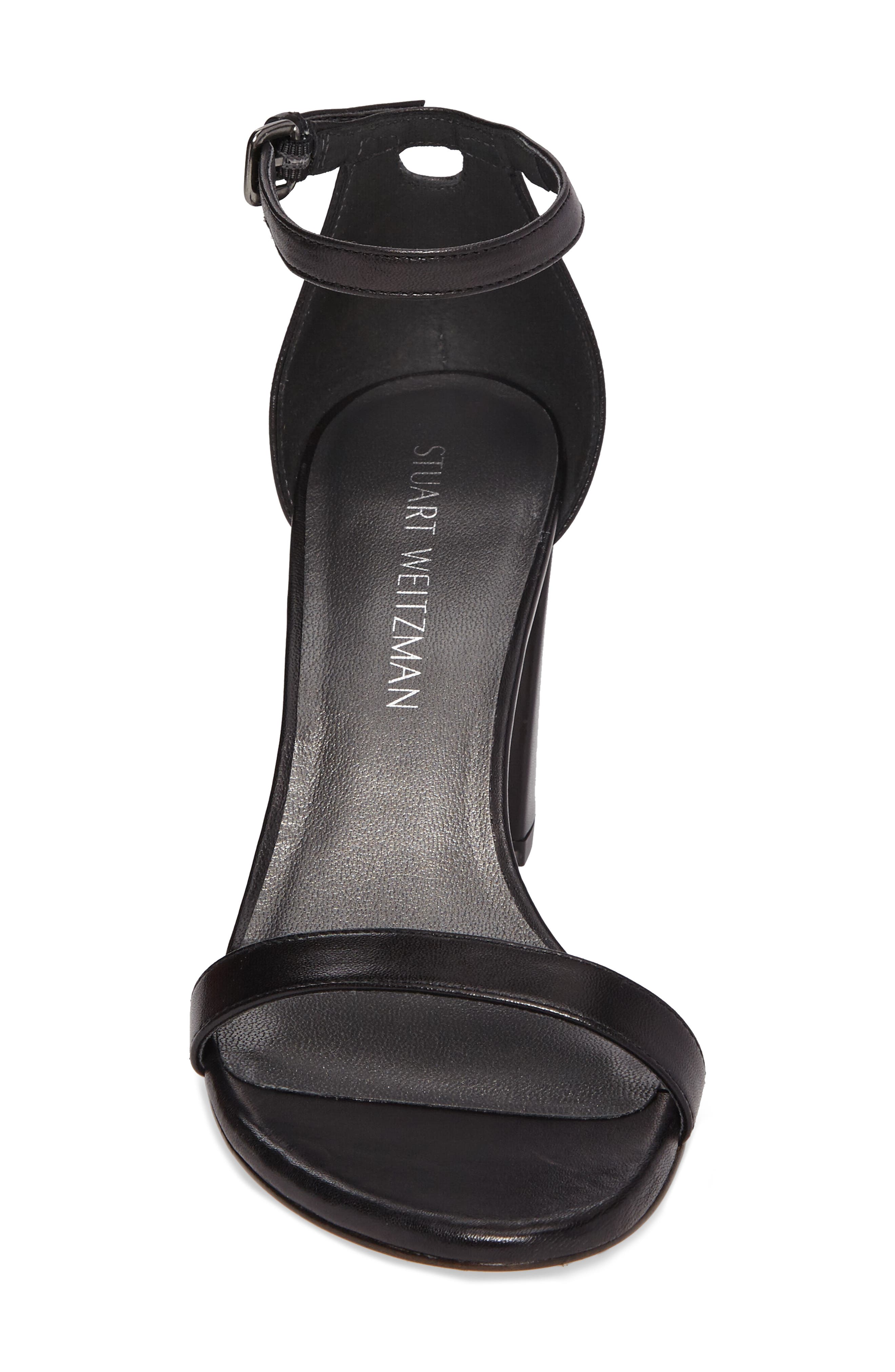 Stuart Weitzman NearlyNude Ankle Strap Sandal, Alternate, color, 