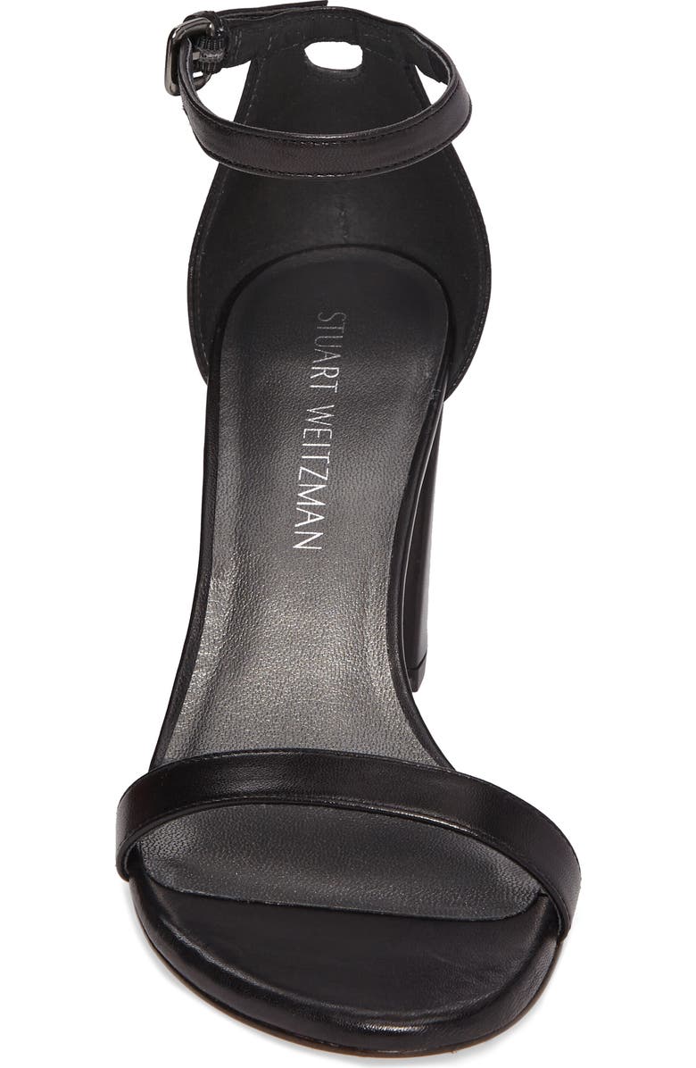 Stuart Weitzman NearlyNude Ankle Strap Sandal, Alternate, color,