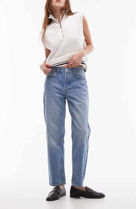 Topshop Runway Straight Leg Jeans