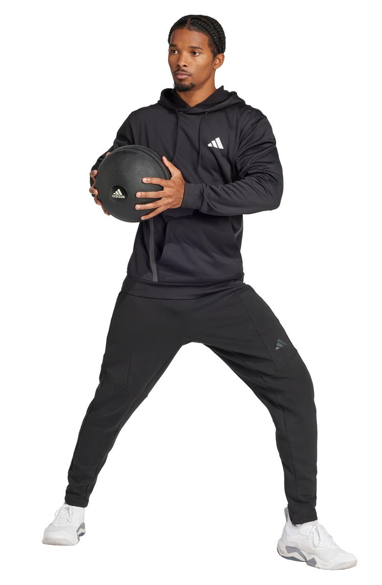 adidas Game & Go Train Hoodie, Alternate, color, Black