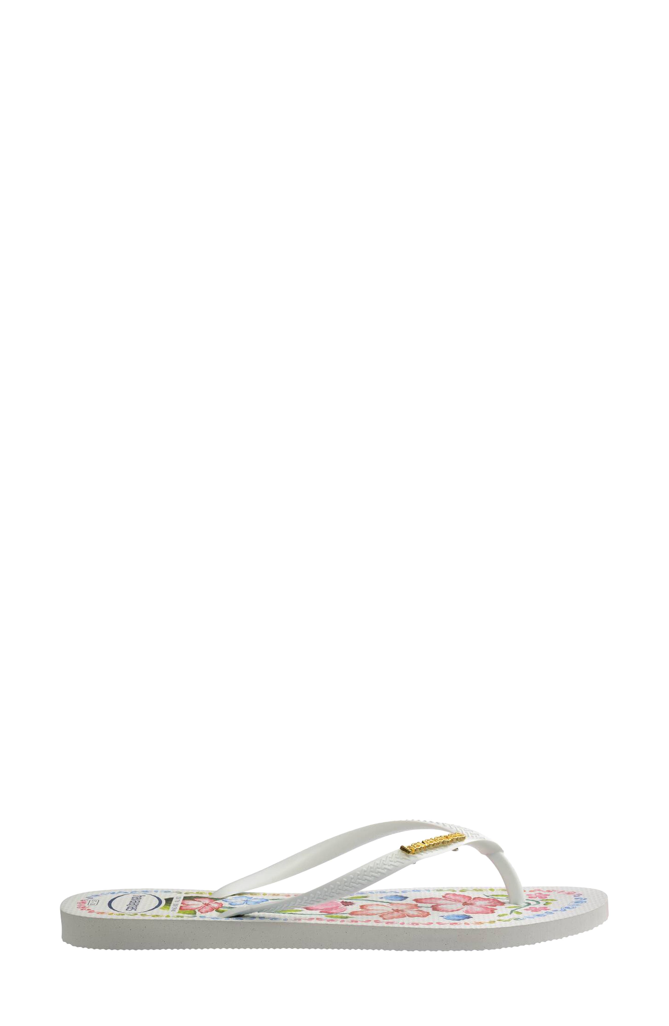 Slim Flip Flop, Alternate, color, WHITE