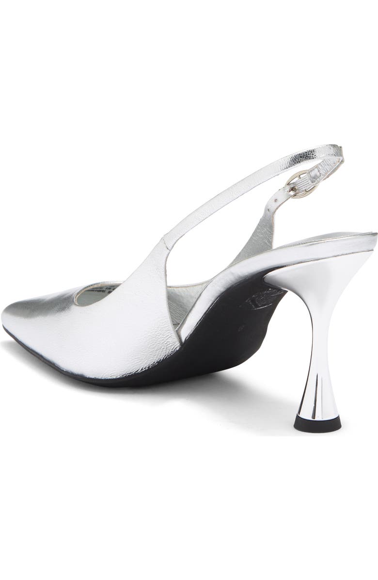 Jeffrey Campbell Boardroom Slingback Pump, Alternate, color, Silver