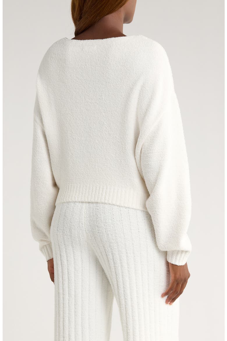 Novalie Slouchy Pullover Lounge Sweater, Alternate, color, CRM