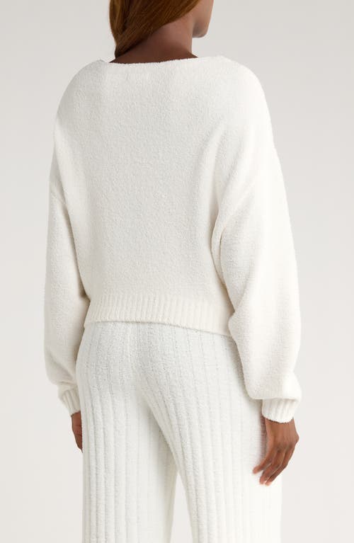 Ugg(r) Novalie Slouchy Pullover Lounge Sweater In White