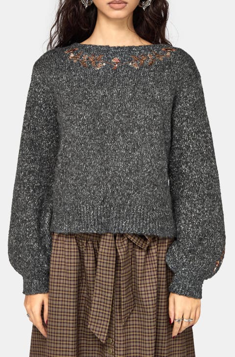 Beatrix Mushroom Knit Sweater