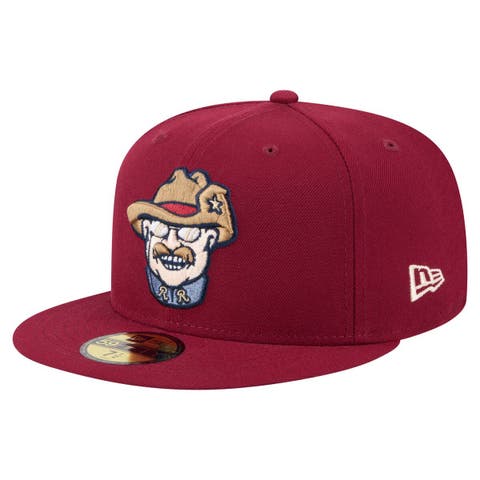 Men's New Era  Burgundy Frisco RoughRiders Authentic Collection 59FIFTY Fitted Hat