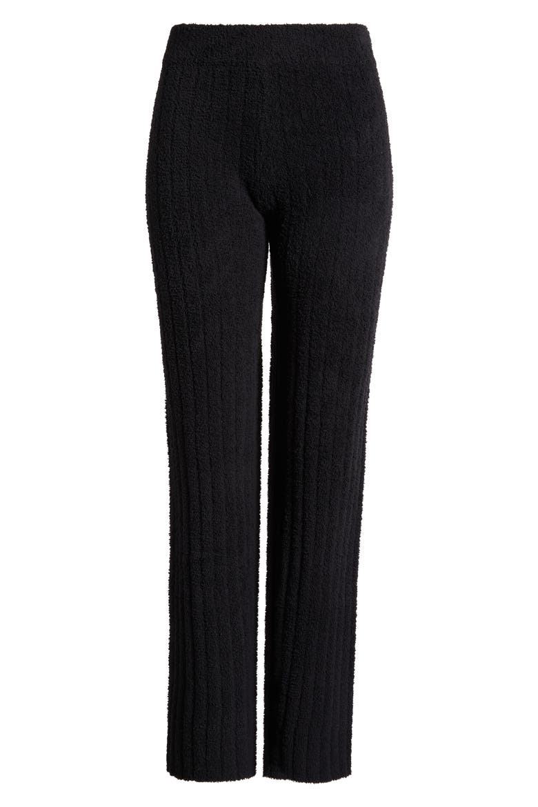 Terri Rib Pants, Alternate, color, BLACK