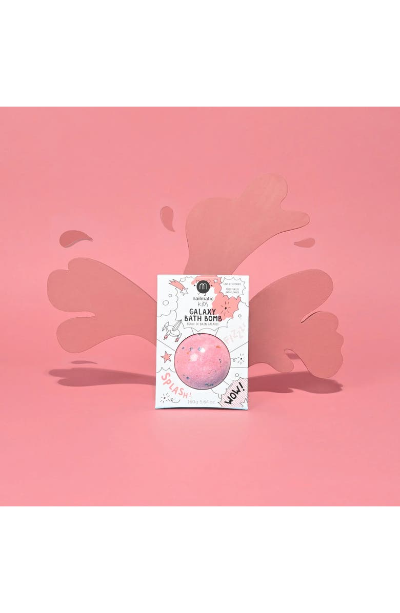 nailmatic Kids Bath Bomb, Alternate, color, Galaxy Redplanet Red Blue