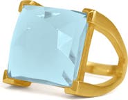 Dean Davidson Plaza Mother-of-Pearl Doublet Cocktail Ring