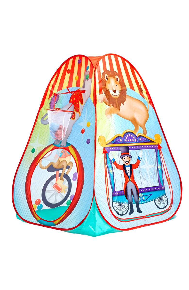 Fun2Give Pop it up Circus Activity Play Tent, Alternate, color, Multicolored