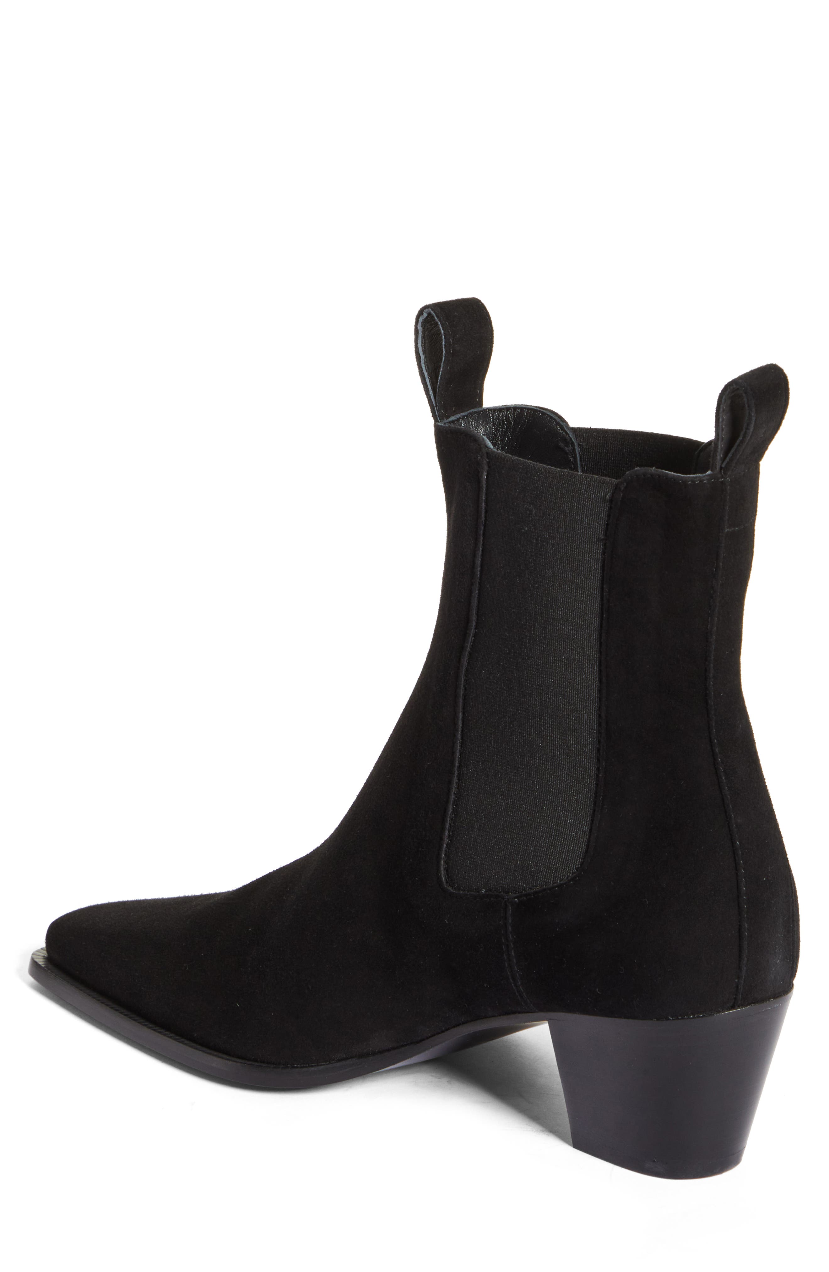 TOTEME The City Block Heel Chelsea Boot, Alternate, color, 