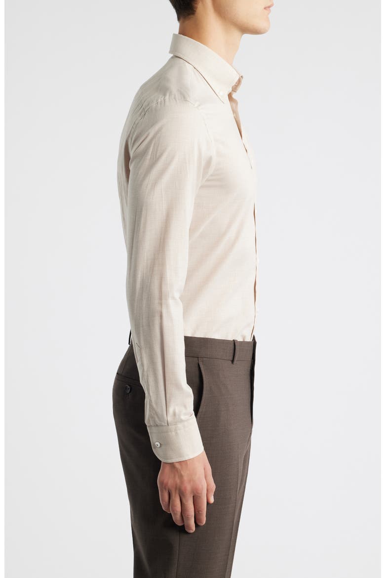 Hays Slim Fit Button-Down Dress Shirt, Alternate, color, OPEN BEIGE