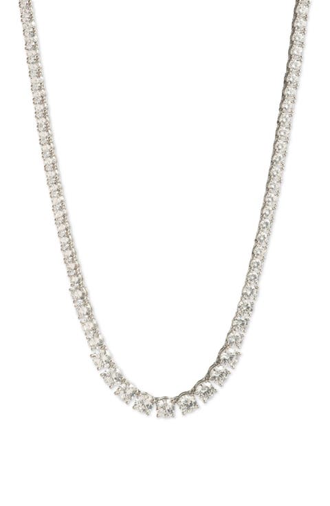 Peachy Keen Cubic Zirconia Necklace