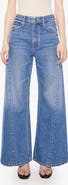 MOTHER Lil Lemon Twist Sneak High Waist Wide Leg Jeans