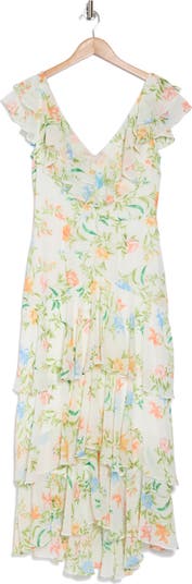 Floral Ruffle Tiered Dress