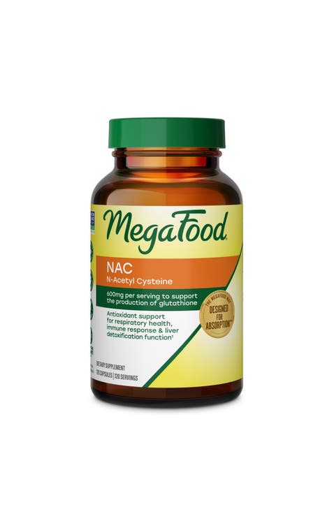 Nac Supplement, N-Acetyl Cysteine, Promotes Production of Glutathione, Vegan, Non Gmo, 120 Capsules
