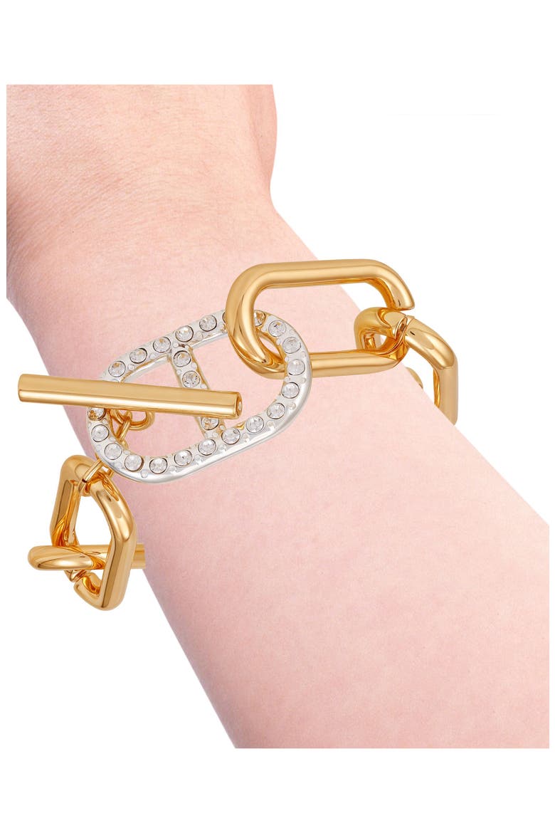 Toggle Two-Tone Bracelet, Alternate, color, TWO TONE