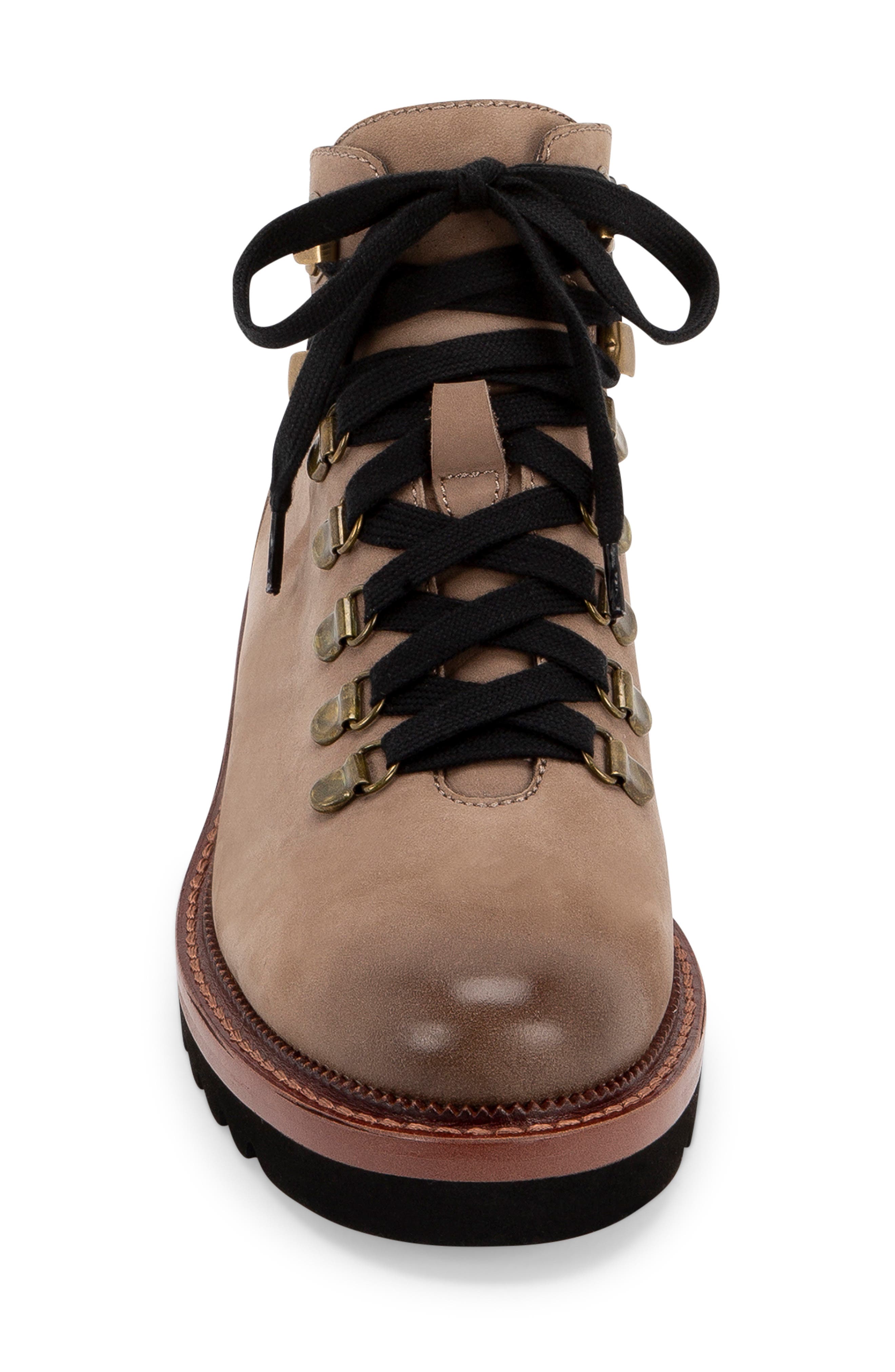 Zoe Waterproof Hiking Boot, Alternate, color, MUSHROOM NUBUCK LEATHER