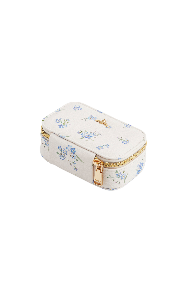 Floral Jewellery Box Small, Alternate, color, Light Beige