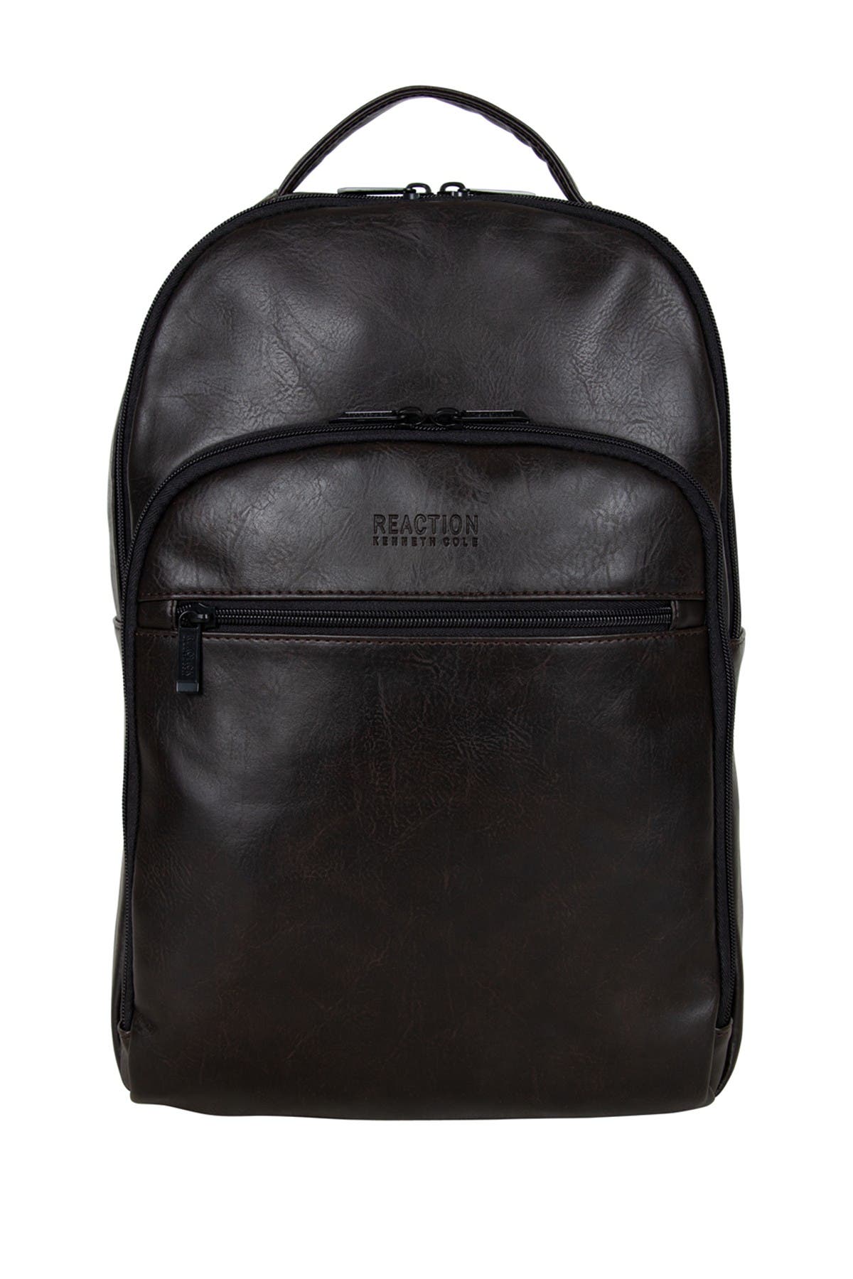 Kenneth Cole Distressed Vegan Leather Slim Single Compartment 15.6 ...
