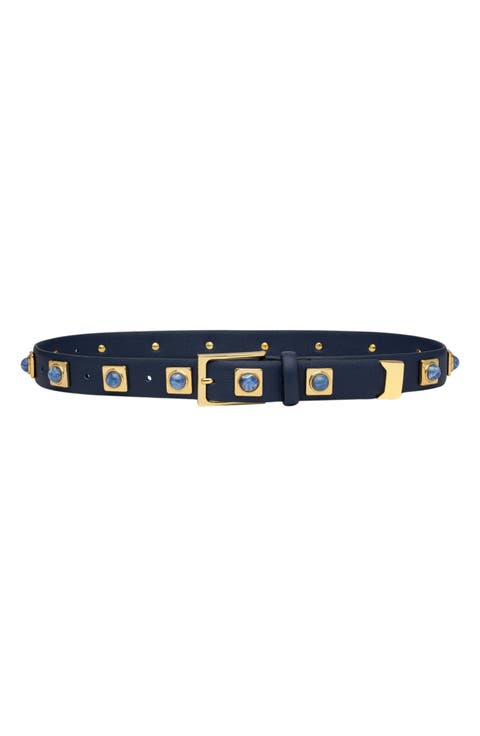 No. 2 Stud Leather Belt