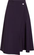 Michael Kors Collection Draped Wool Wrap Skirt