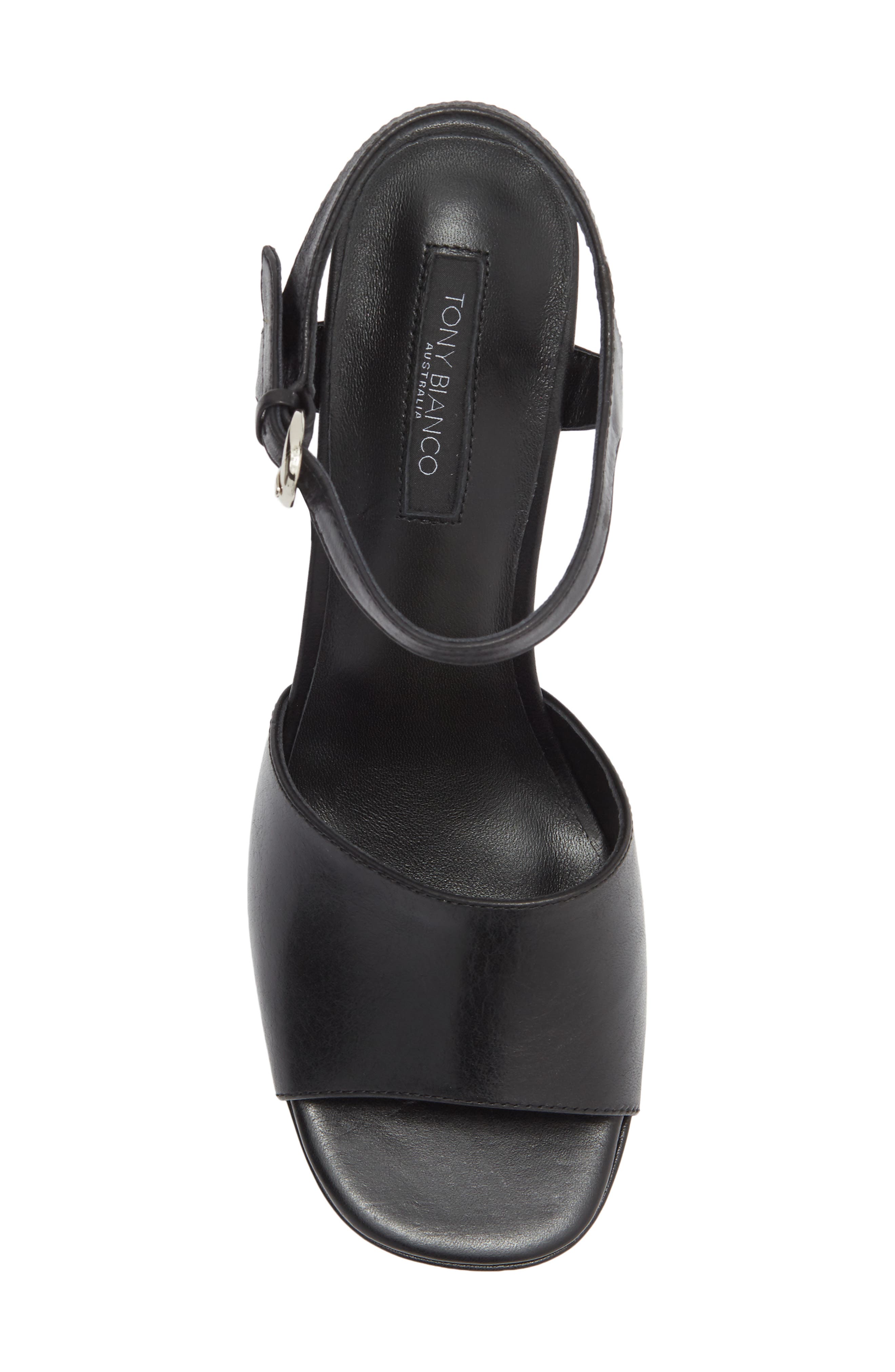 Farrah Ankle Strap Sandal, Alternate, color, BLACK VINTAGE