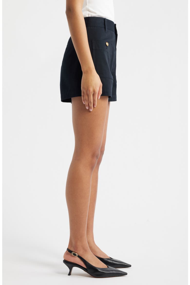 The Cruise High Waist Shorts, Alternate, color, DARK NAVY