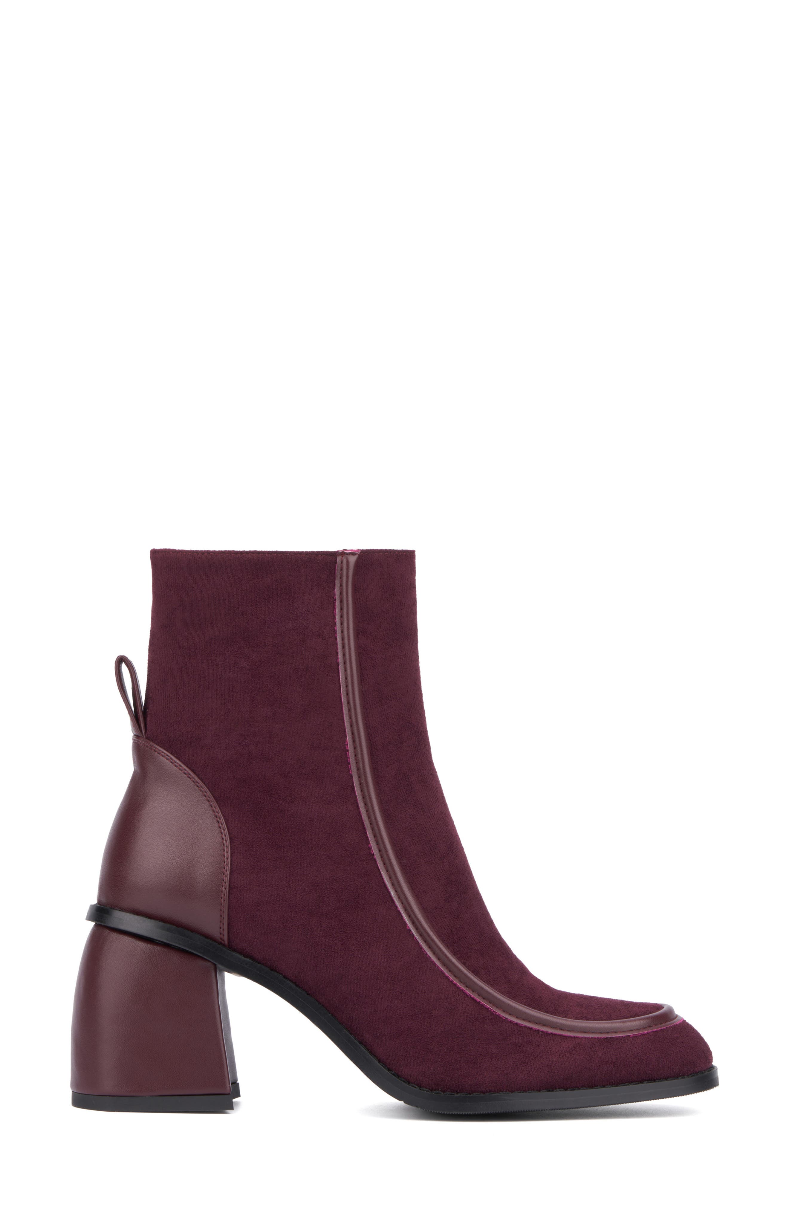Rashida Moc Toe Boot, Alternate, color, BURGUNDY