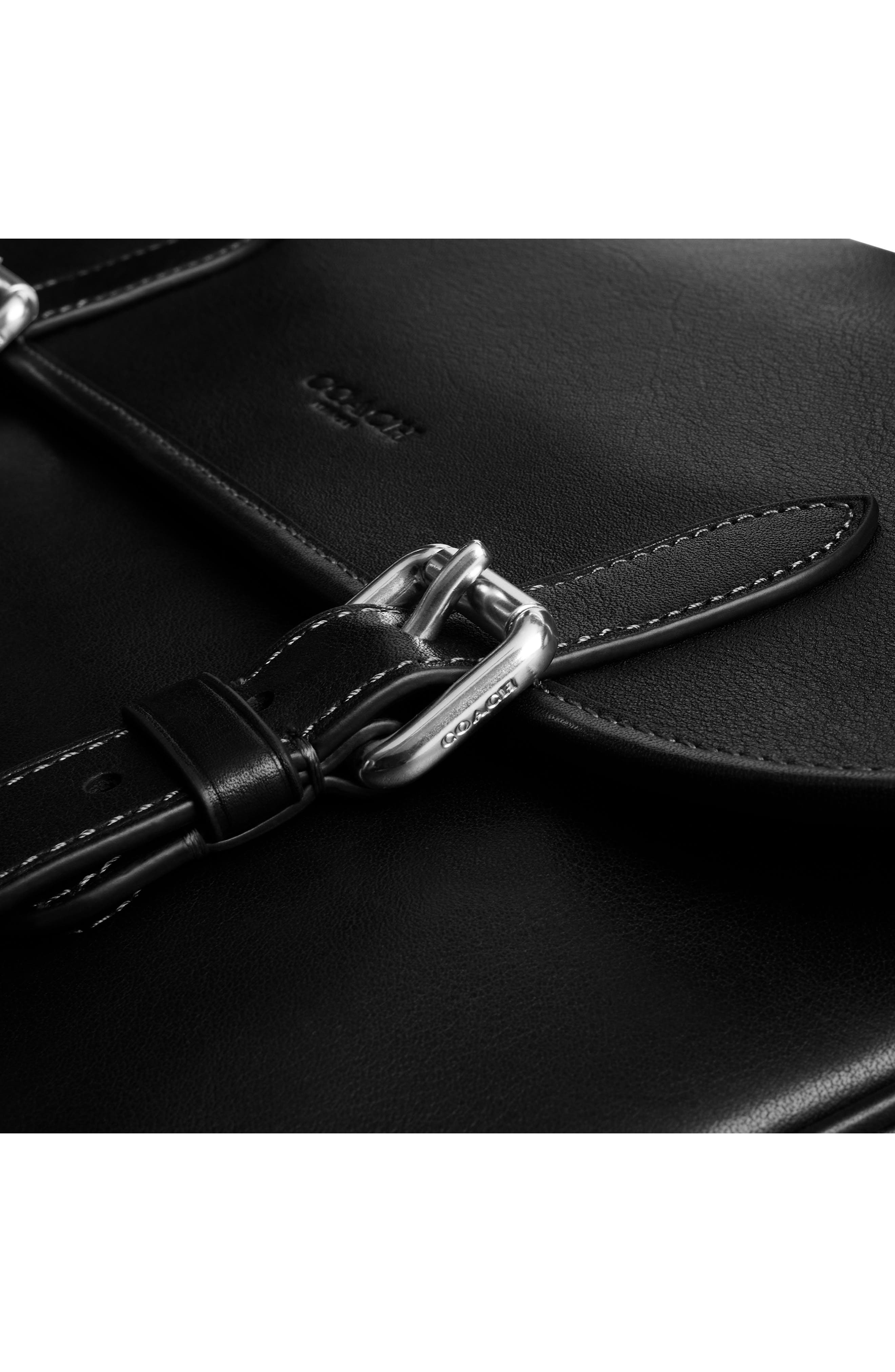 COACH Hitch Leather Messenger Bag, Alternate, color, 